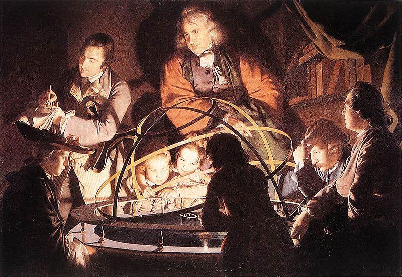 Joseph Wright A Philosopher Lecturing with a Mechanical Planetary